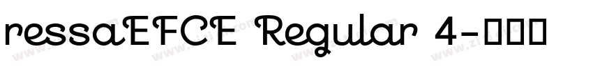 ressaEFCE Regular 4字体转换